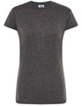 Goedkope Dames T-shirt JHK Regular Comfort Charcoal Heather